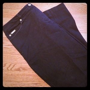 St. JOHN Sport High Waisted Black Jeans Size 10